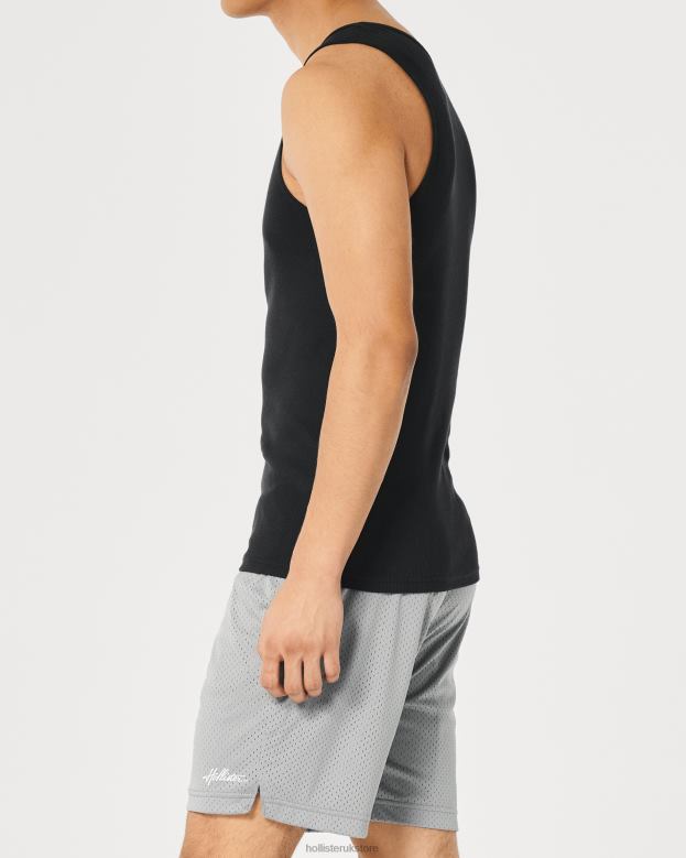Tops Hollister Men Ribbed Tank 48820922 Black