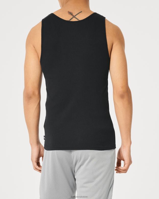 Tops Hollister Men Ribbed Tank 48820922 Black