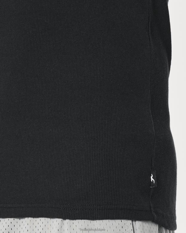 Tops Hollister Men Ribbed Tank 48820922 Black