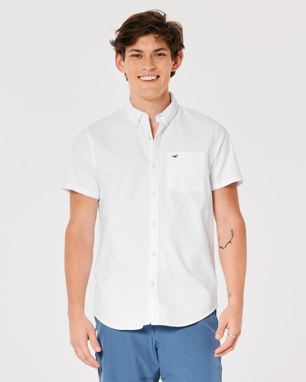 Tops Hollister Men Short-Sleeve Oxford Shirt 2-Pack 48820913 Multi