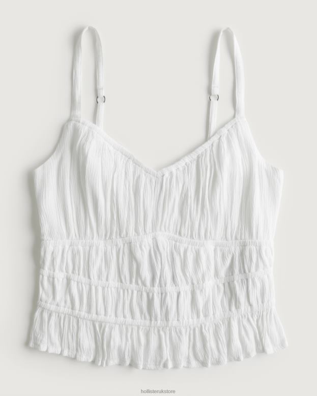 Tops Hollister Women Channeled Tank 48820241 White