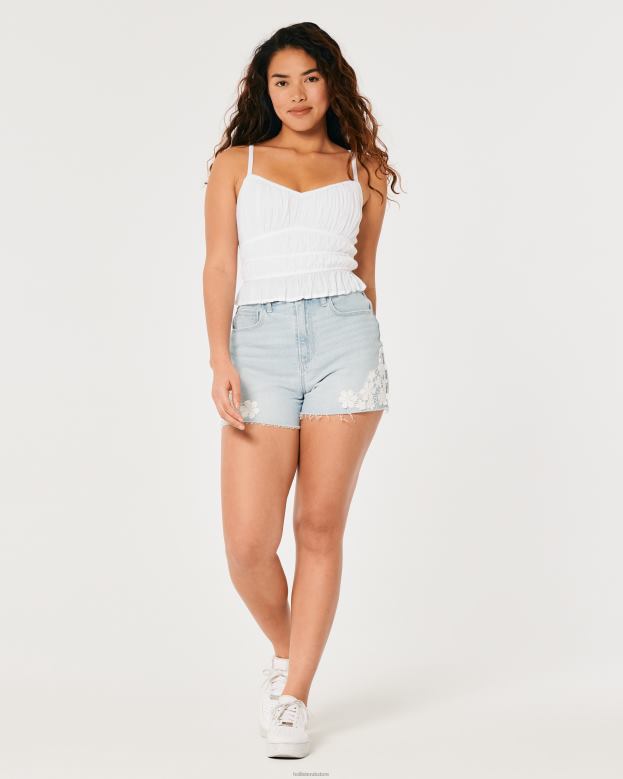 Tops Hollister Women Channeled Tank 48820241 White