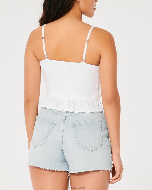Tops Hollister Women Channeled Tank 48820241 White