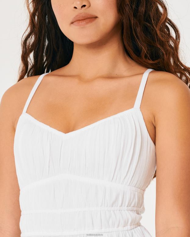 Tops Hollister Women Channeled Tank 48820241 White