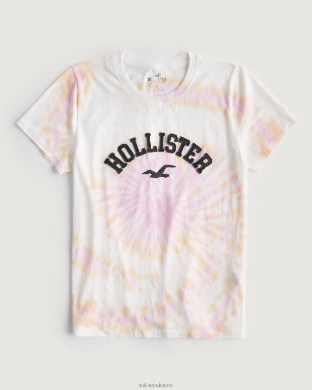 Tops Hollister Women Easy Logo Graphic Tee 3-Pack 48820440 Black-Red-Tie Dye