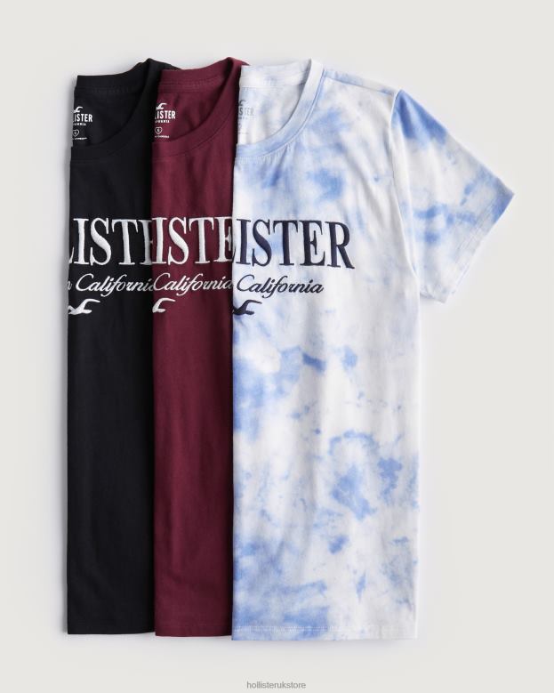 Navy Blue-Burgundy-Tie Dye