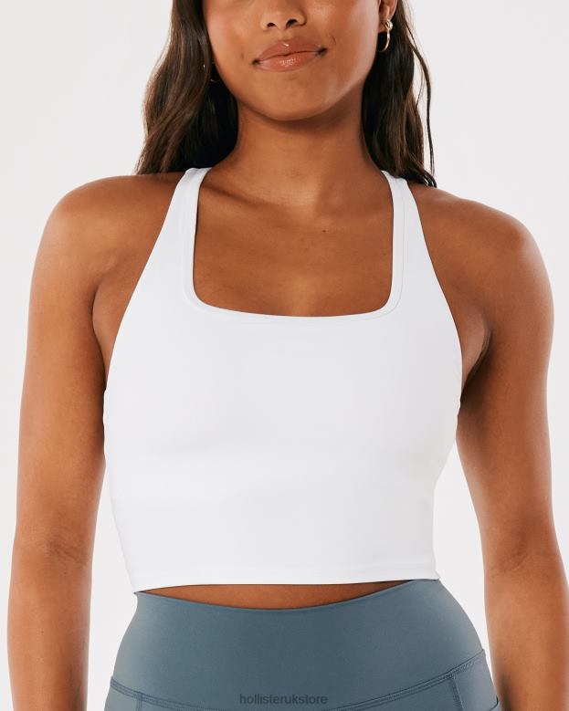 Tops Hollister Women Gilly Hicks Active Energize Square-Neck Tank 48820151 White