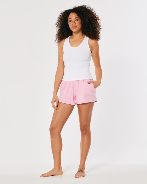 Tops Hollister Women Gilly Hicks Active Essentials Ribbed Cotton Tank 48820287 White