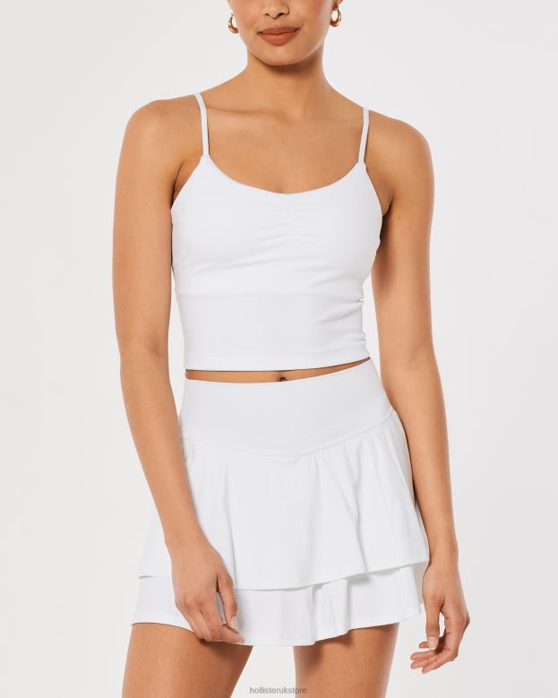 Tops Hollister Women Gilly Hicks Active Recharge Cinch-Front Cami 48820418 White