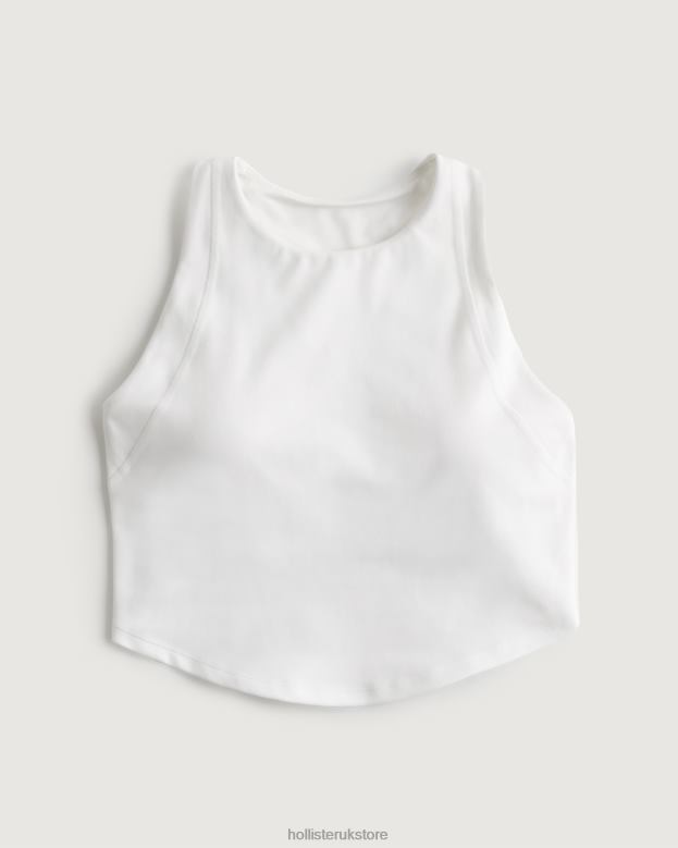 Tops Hollister Women Gilly Hicks Active Recharge High-Neck Tank 48820408 White