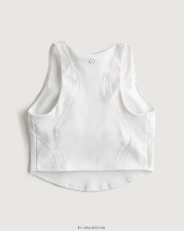 Tops Hollister Women Gilly Hicks Active Recharge High-Neck Tank 48820408 White