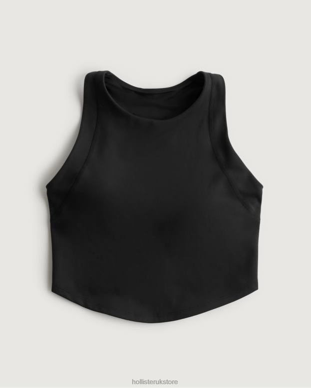 Tops Hollister Women Gilly Hicks Active Recharge High-Neck Tank 48820410 Black