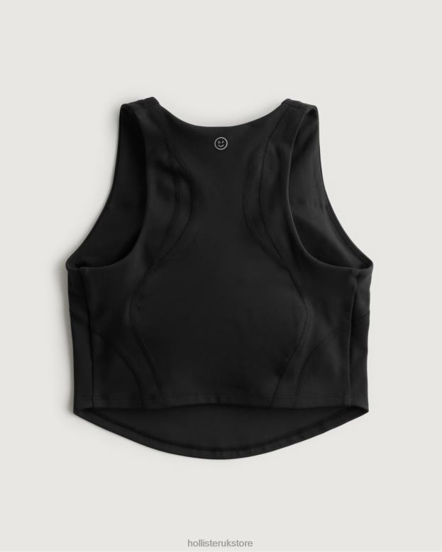Tops Hollister Women Gilly Hicks Active Recharge High-Neck Tank 48820410 Black
