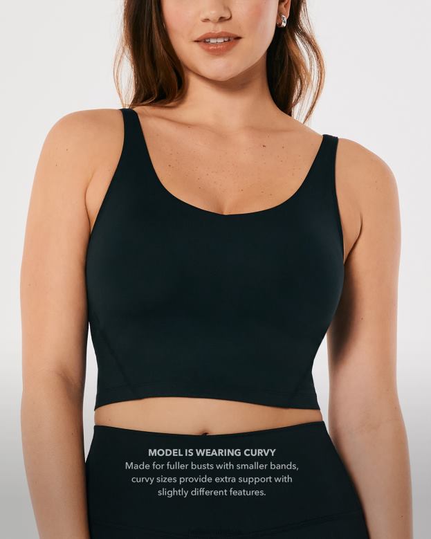 Tops Hollister Women Gilly Hicks Active Recharge Plunge Tank 4882086 Dark Pink