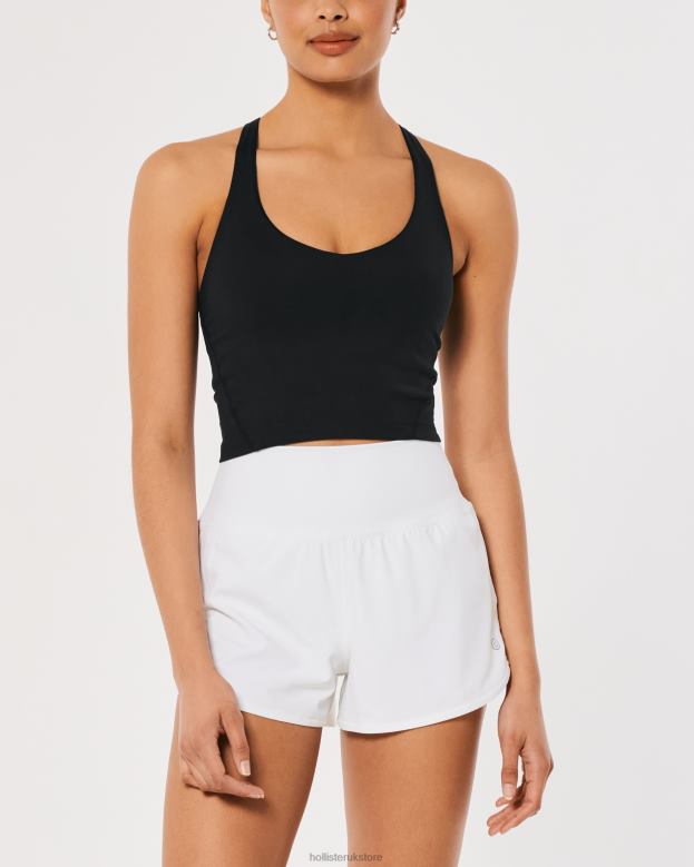 Tops Hollister Women Gilly Hicks Active Recharge Strappy Plunge Tank 48820128 Black