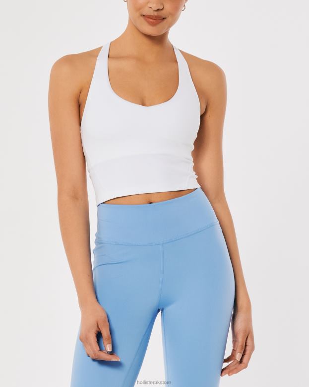 Tops Hollister Women Gilly Hicks Active Recharge Strappy Plunge Tank 48820152 White
