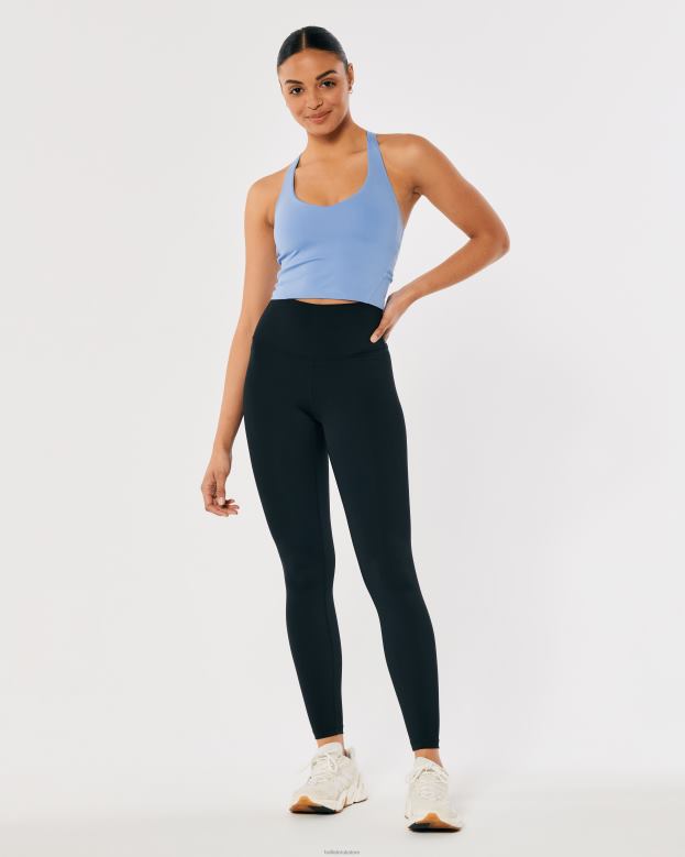 Tops Hollister Women Gilly Hicks Active Recharge Strappy Plunge Tank 48820179 Blue