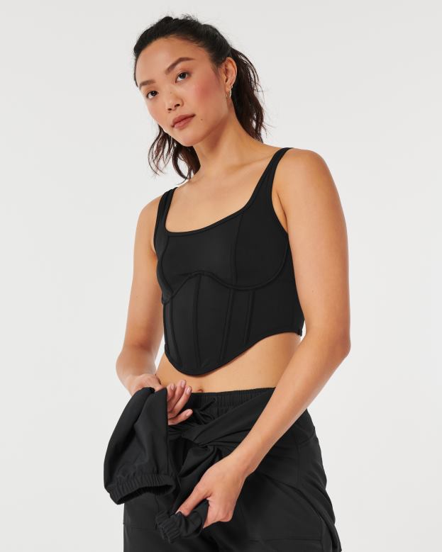 Tops Hollister Women Gilly Hicks Bustier 48820279 Black