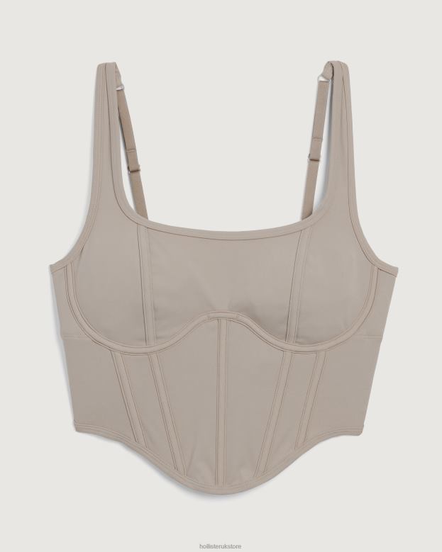 Tops Hollister Women Gilly Hicks Bustier 48820310 Taupe