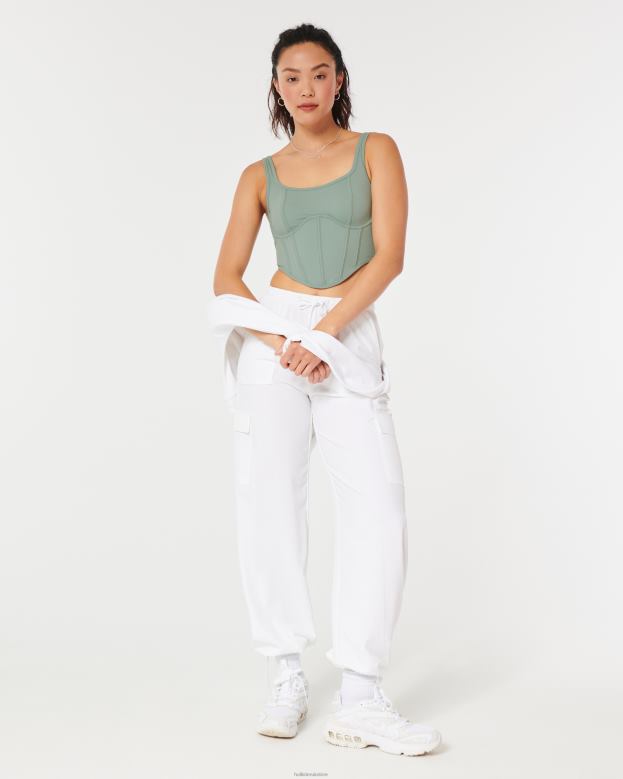 Tops Hollister Women Gilly Hicks Bustier 48820433 Light Green