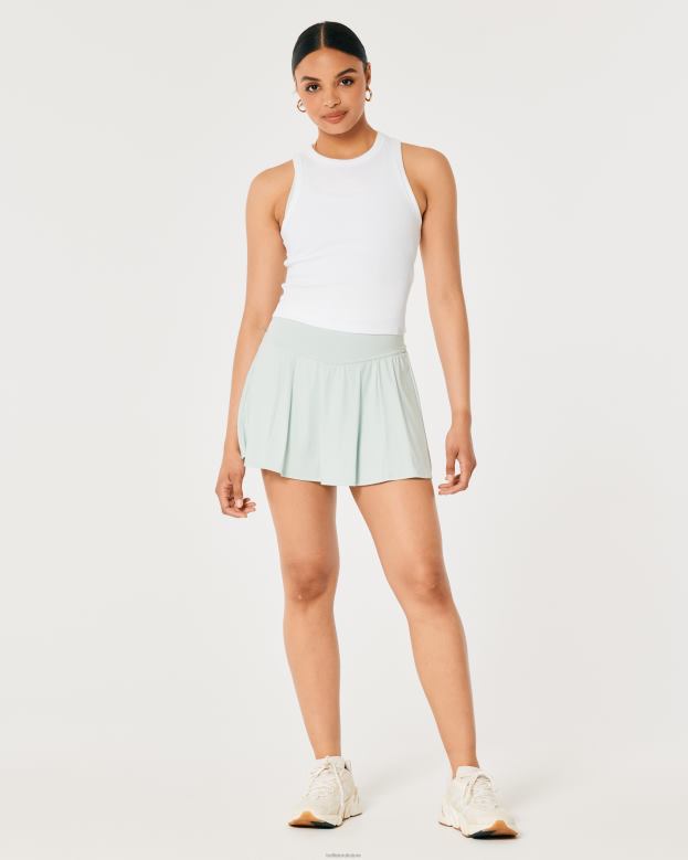 Tops Hollister Women Gilly Hicks Cotton High-Neck Tank 48820181 White