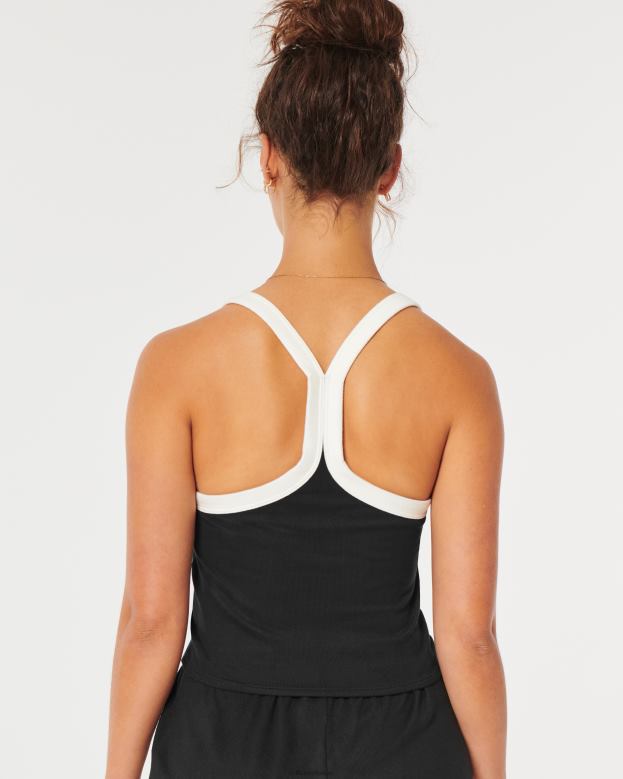 Tops Hollister Women Gilly Hicks Cozy Tank 48820429 Black