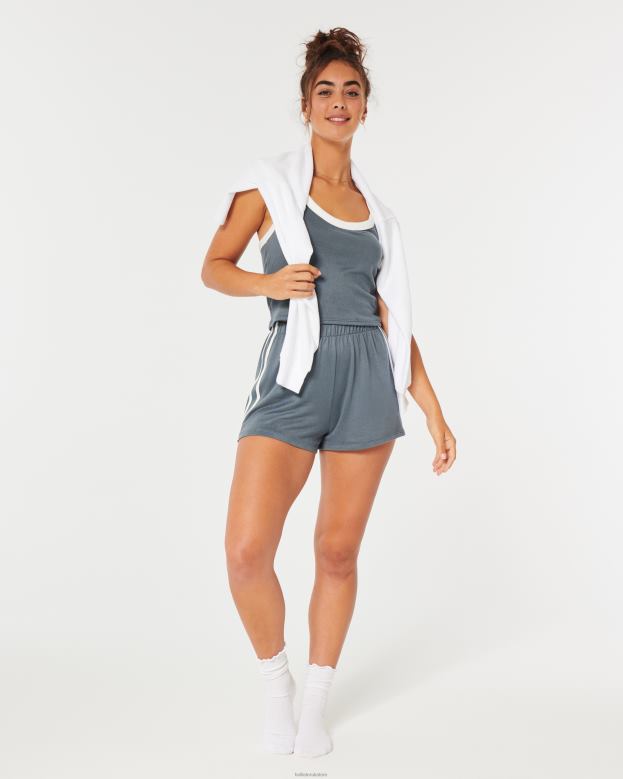Tops Hollister Women Gilly Hicks Cozy Tank 48820449 Dark Blue