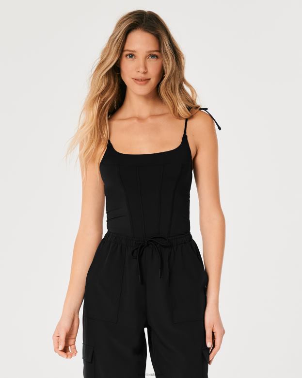 Tops Hollister Women Gilly Hicks Micro Corset 48820125 Black