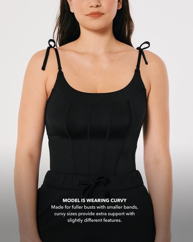 Tops Hollister Women Gilly Hicks Micro Corset 48820125 Black