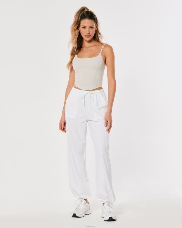 Tops Hollister Women Gilly Hicks Micro Corset 48820439 Light Grey