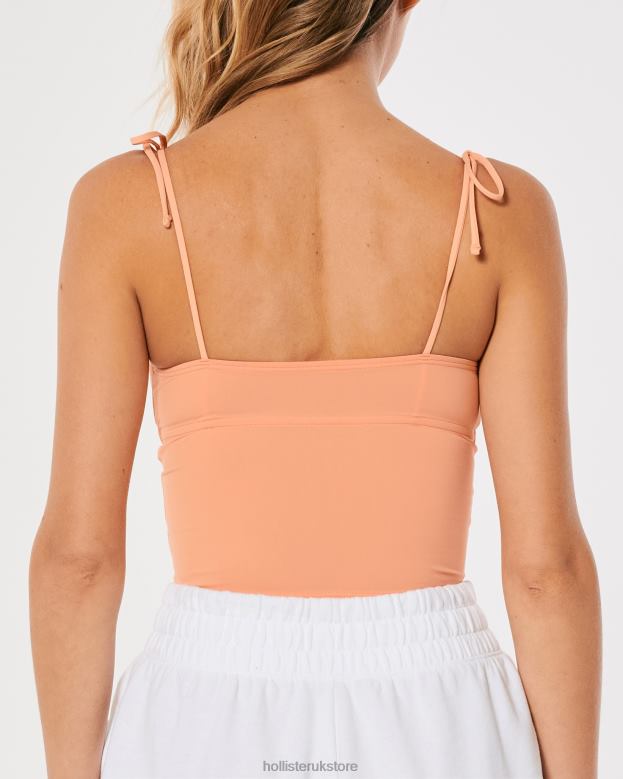Tops Hollister Women Gilly Hicks Micro Corset 48820456 Orange
