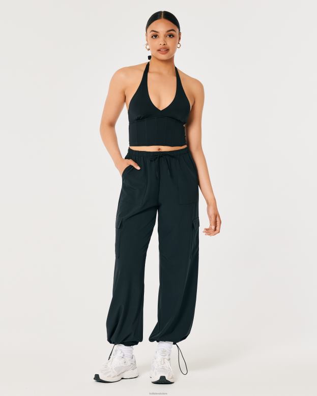 Tops Hollister Women Gilly Hicks Micro-Modal Halter Bustier 48820430 Black