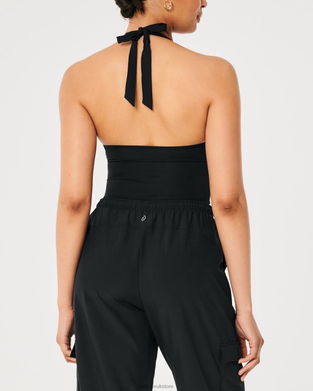 Tops Hollister Women Gilly Hicks Micro-Modal Halter Bustier 48820430 Black