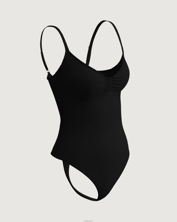 Tops Hollister Women Gilly Hicks Shapewear Bodysuit 4882096 Black