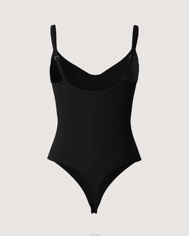 Tops Hollister Women Gilly Hicks Shapewear Bodysuit 4882096 Black