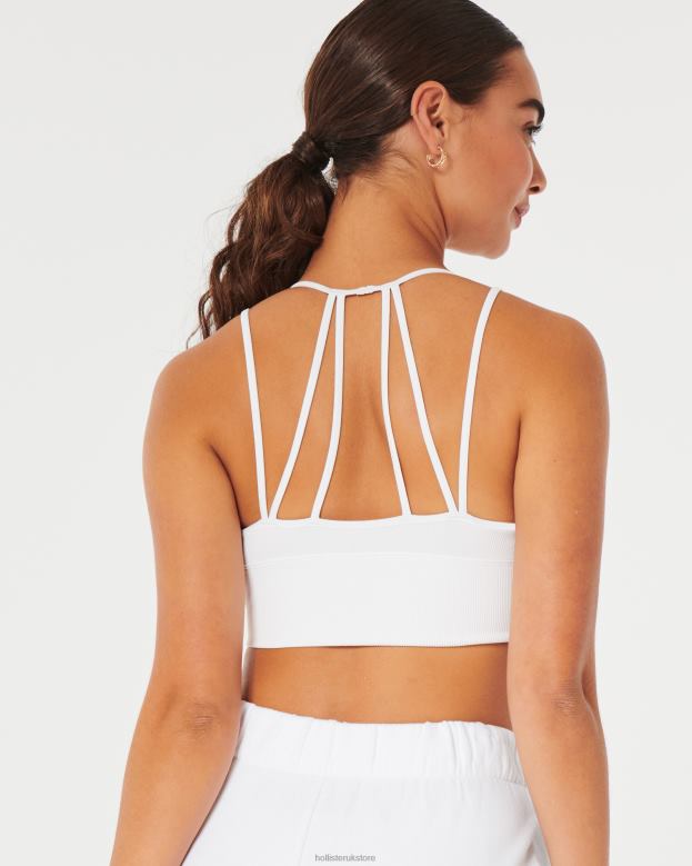 Tops Hollister Women Gilly Hicks Strappy Scoop Bralette 48820446 White