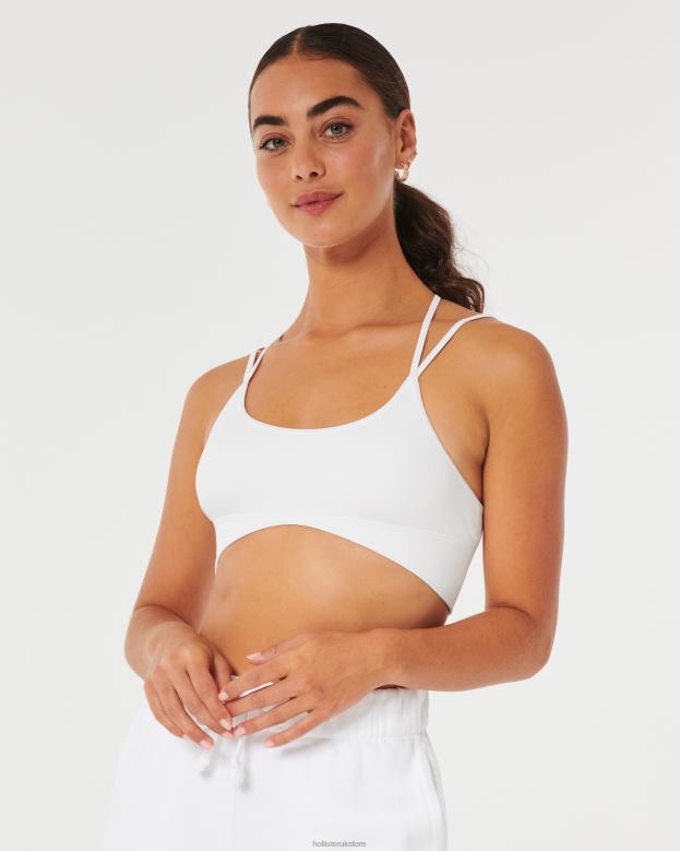 Tops Hollister Women Gilly Hicks Strappy Scoop Bralette 48820446 White