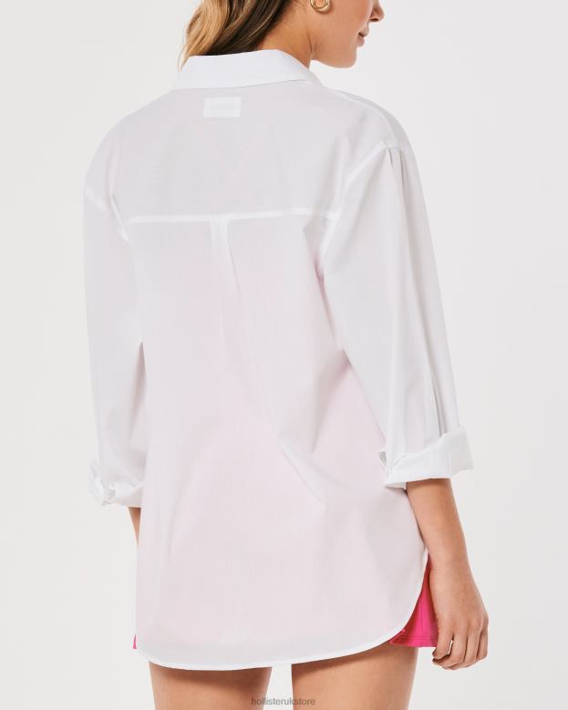 Tops Hollister Women Gilly Hicks Woven Shirt 48820305 White