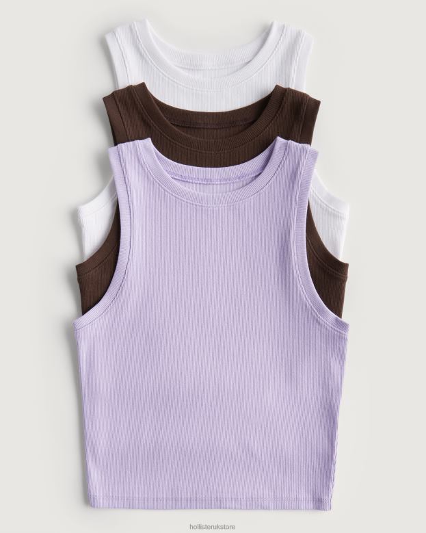 White-Brown-Purple