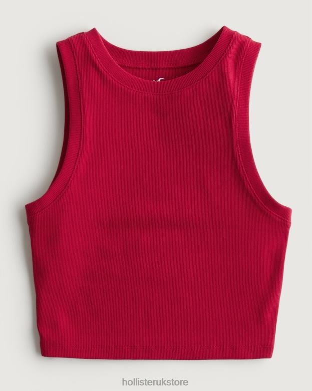 Red Ribbed