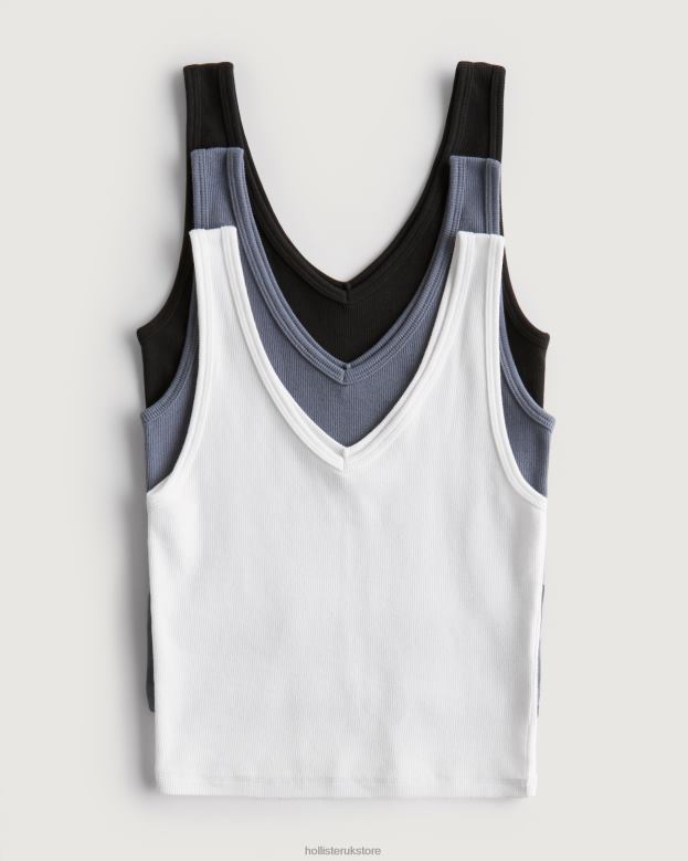 Black-Blue-White