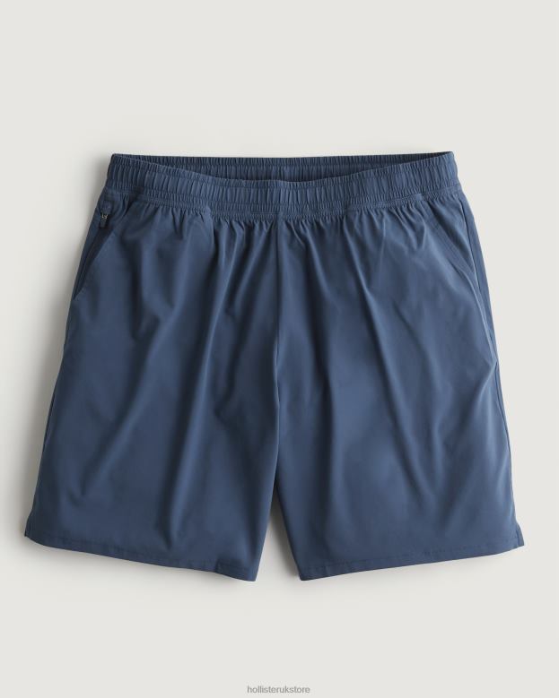 Bottoms Hollister Men Gilly Hicks Active Shorts 7'' 488201255 Navy
