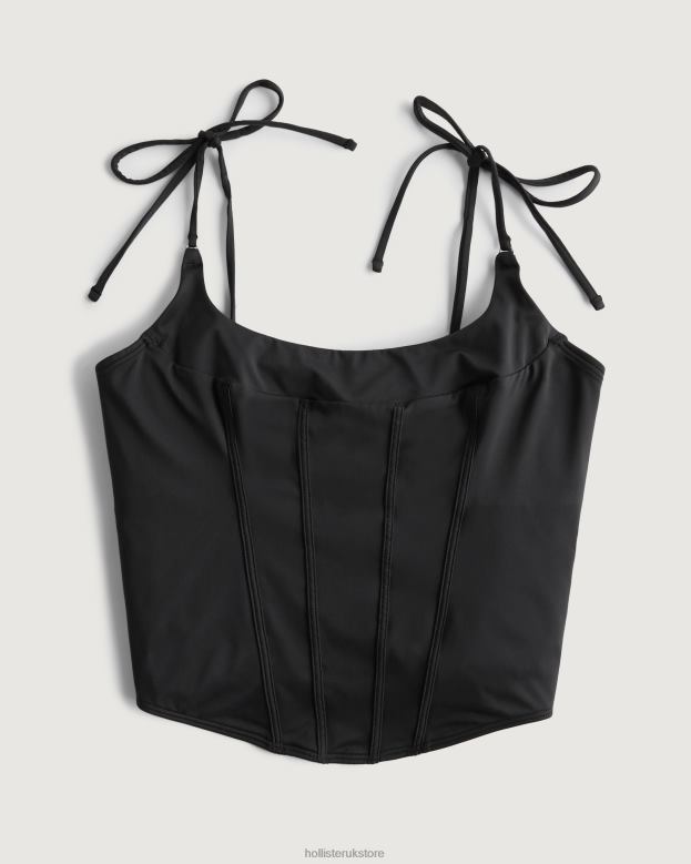 Tops Hollister Women Gilly Hicks Micro Corset 48820125 Black