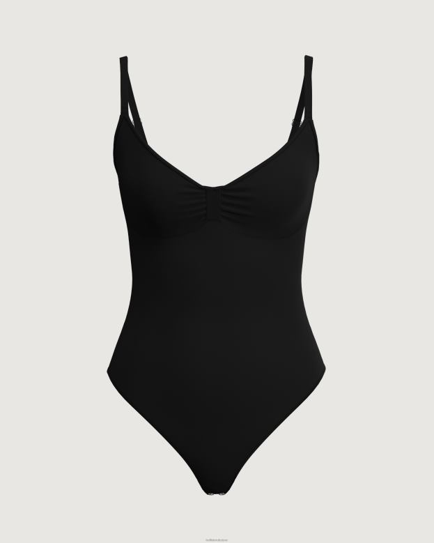 Tops Hollister Women Gilly Hicks Shapewear Bodysuit 4882096 Black